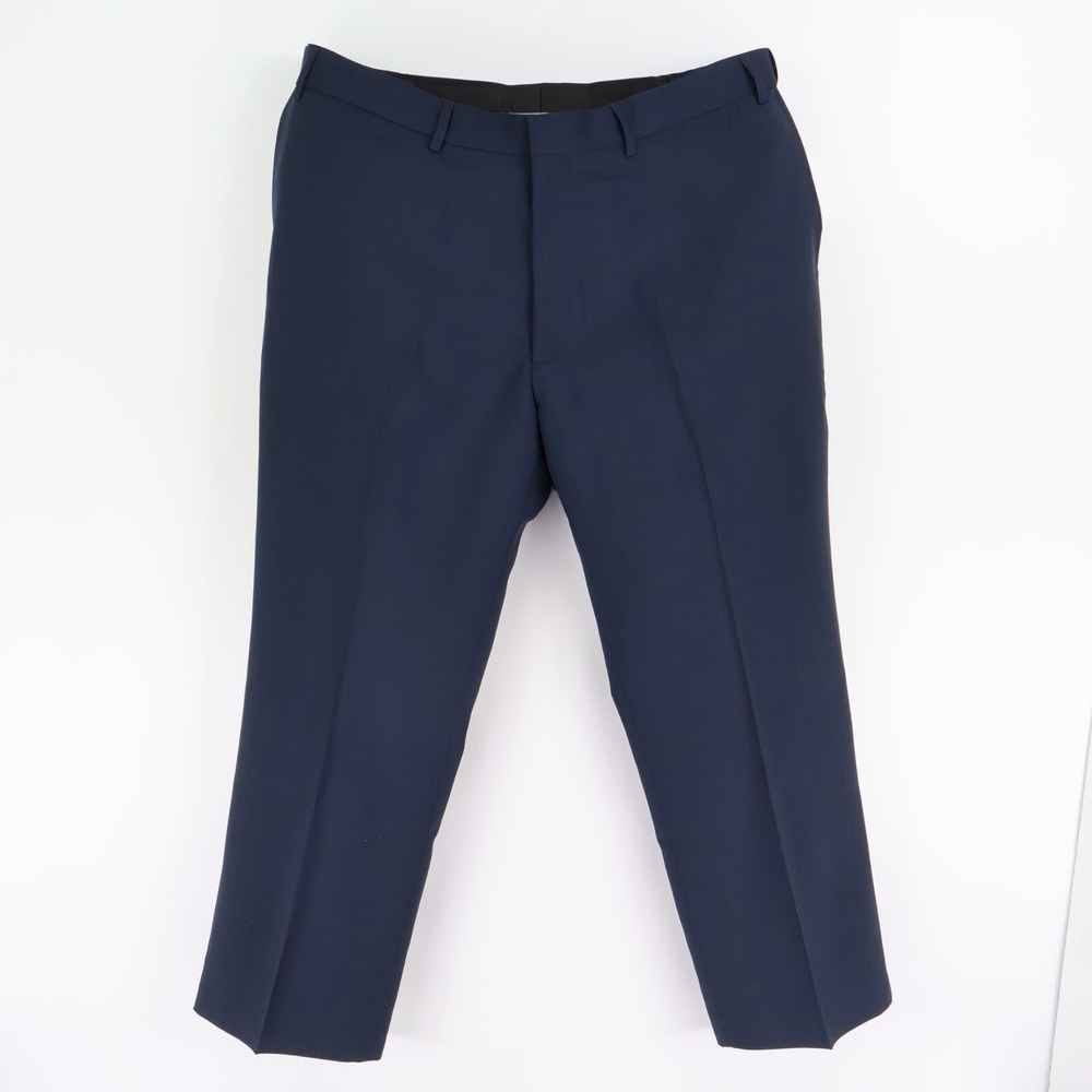 Botany 500 Dress Pants Wrinkle Resistant‎ Mens 40 Short Dark Blue Breathable NWT
